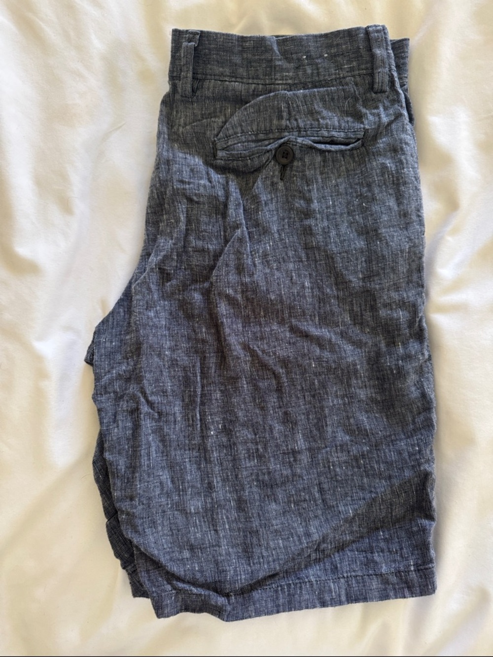 J. Crew Men's Navy Linen Shorts